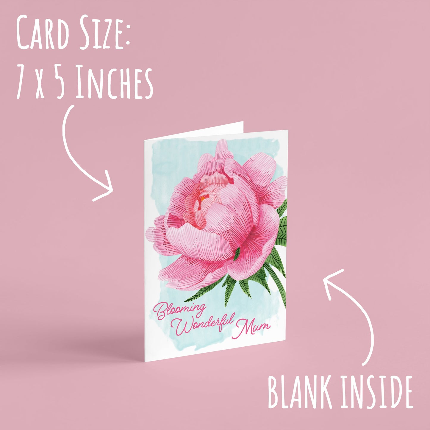 Peony Mothers Day Card