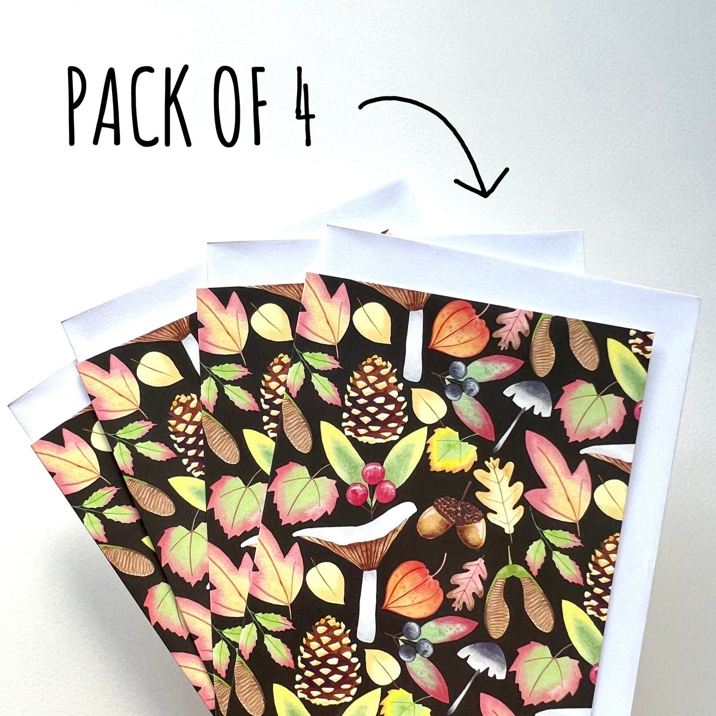 Autumn, Fall Note Cards Set