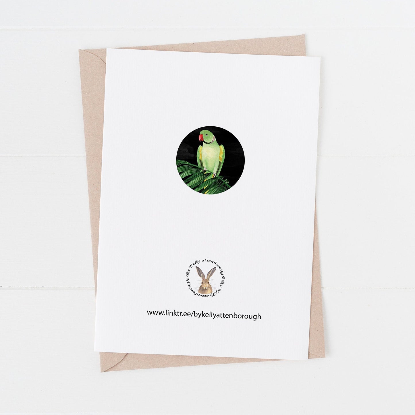 Ring-necked Parakeet Birthday Card