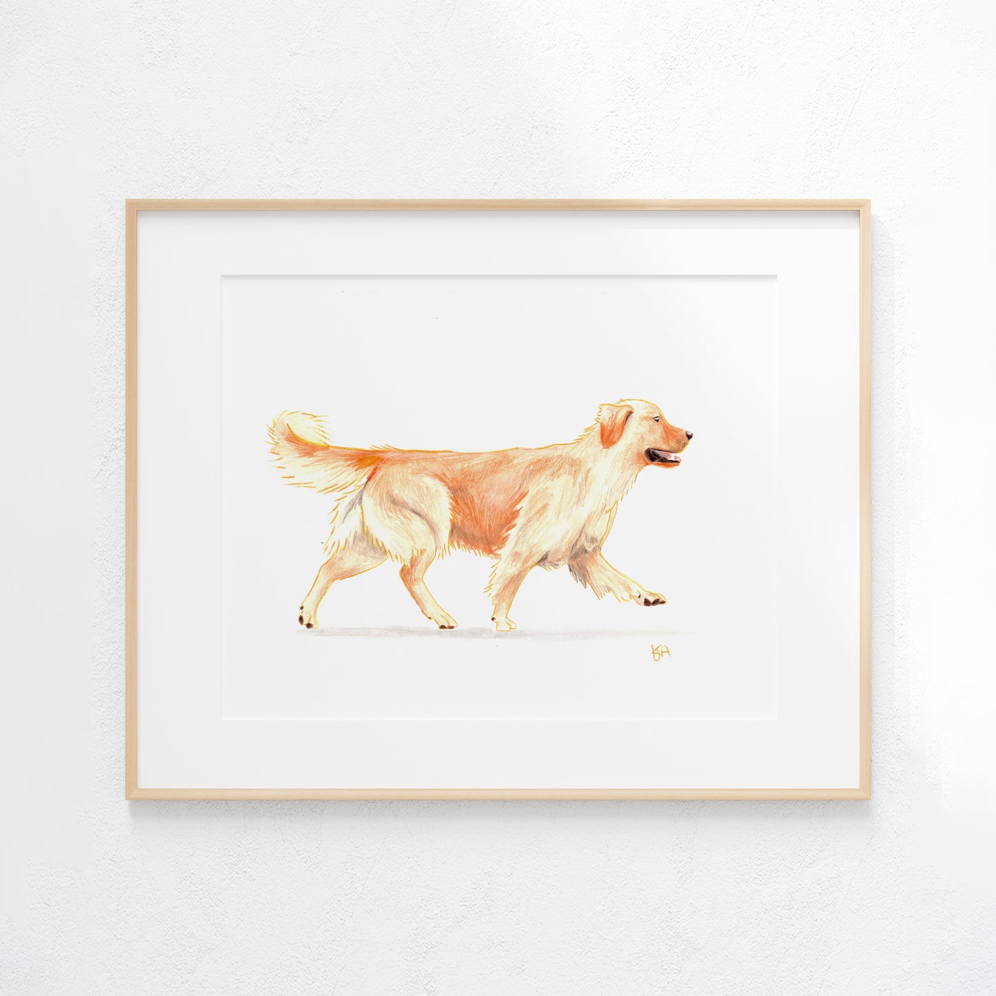 Golden Retriever Dog Original painting