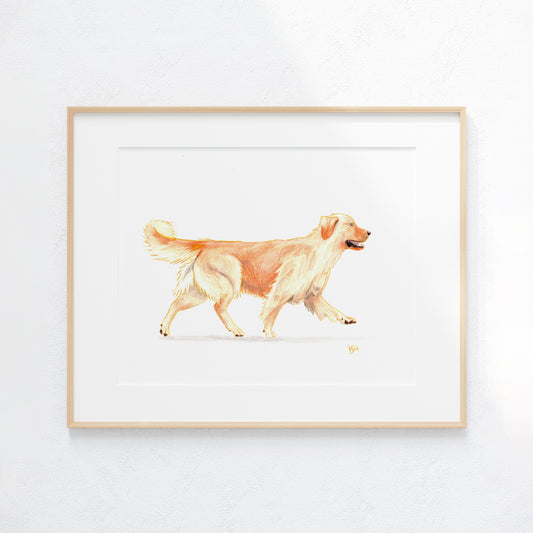 Golden Retriever Dog Original painting