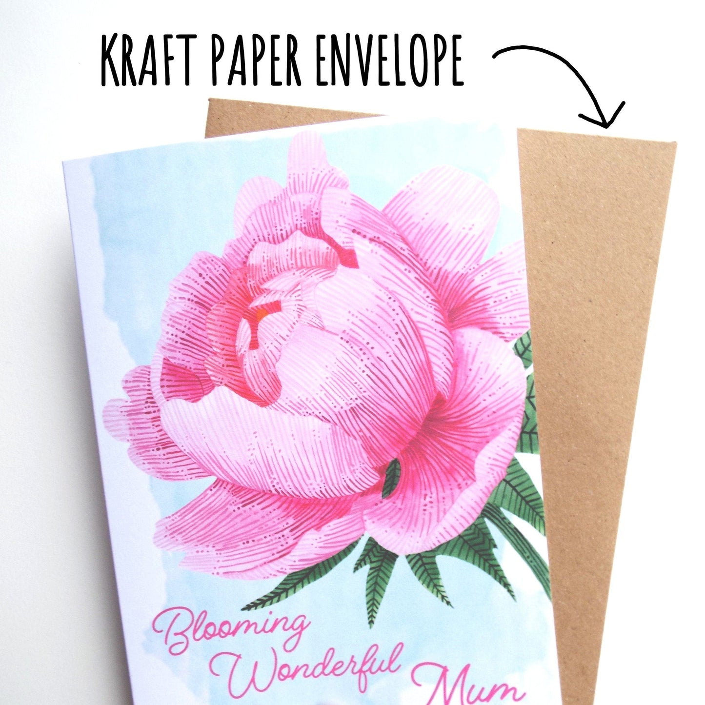 Peony Mothers Day Card