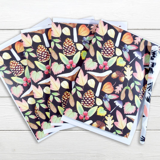 Autumn, Fall Note Cards Set