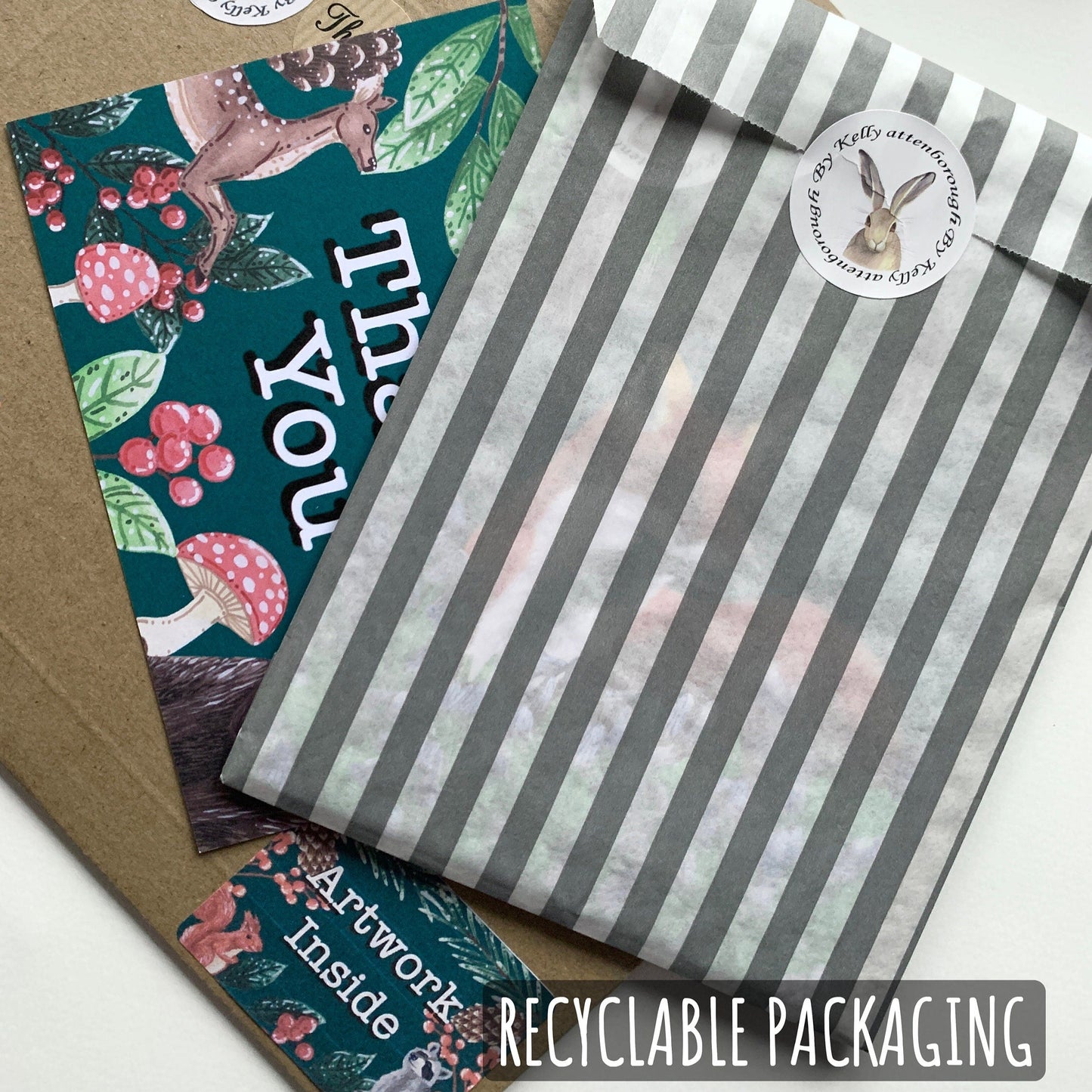 Fox, Bear & Rabbit Animal Card Pack