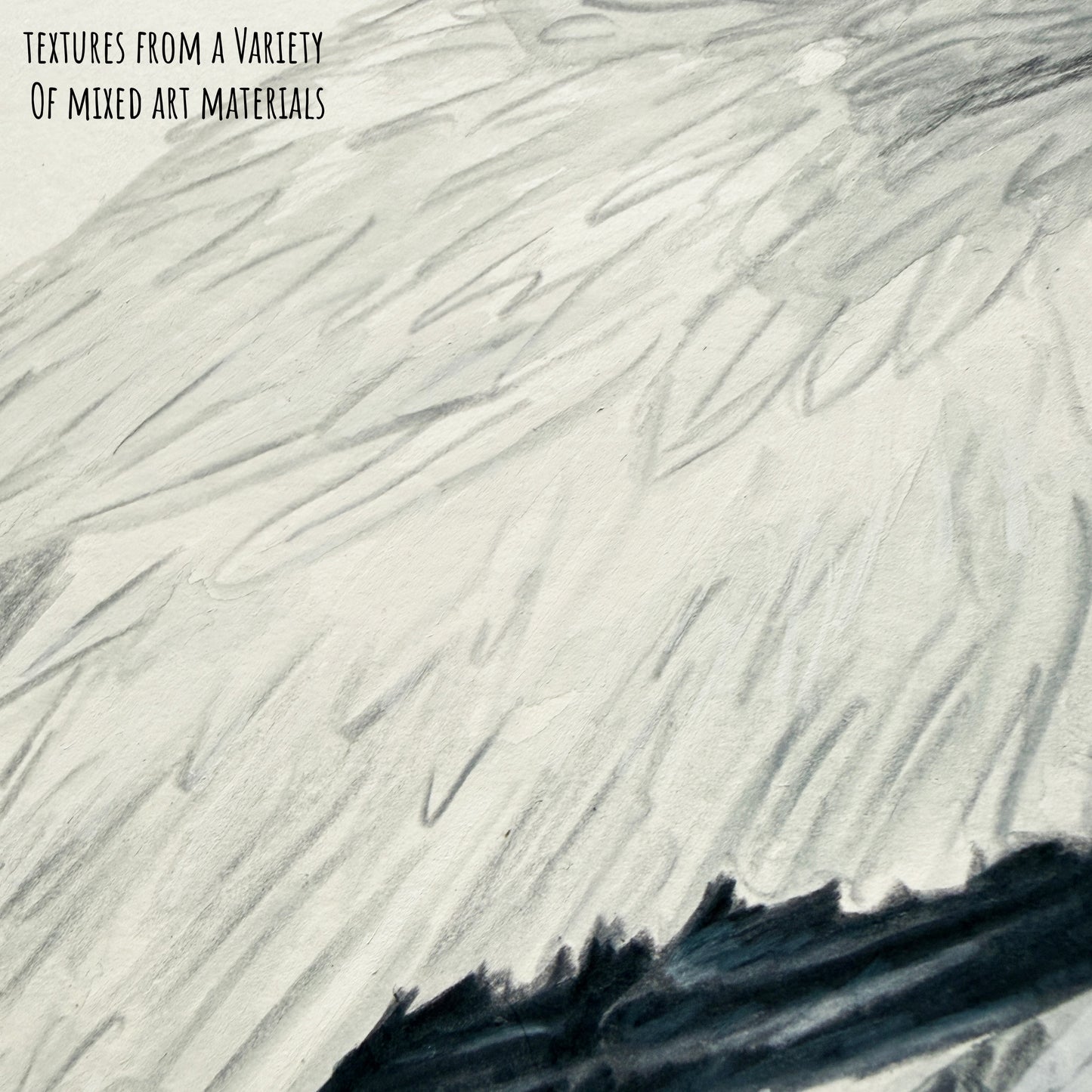 A close of the Dalmatian Pelican bird showing the details and textures of the artwork and paper stock.