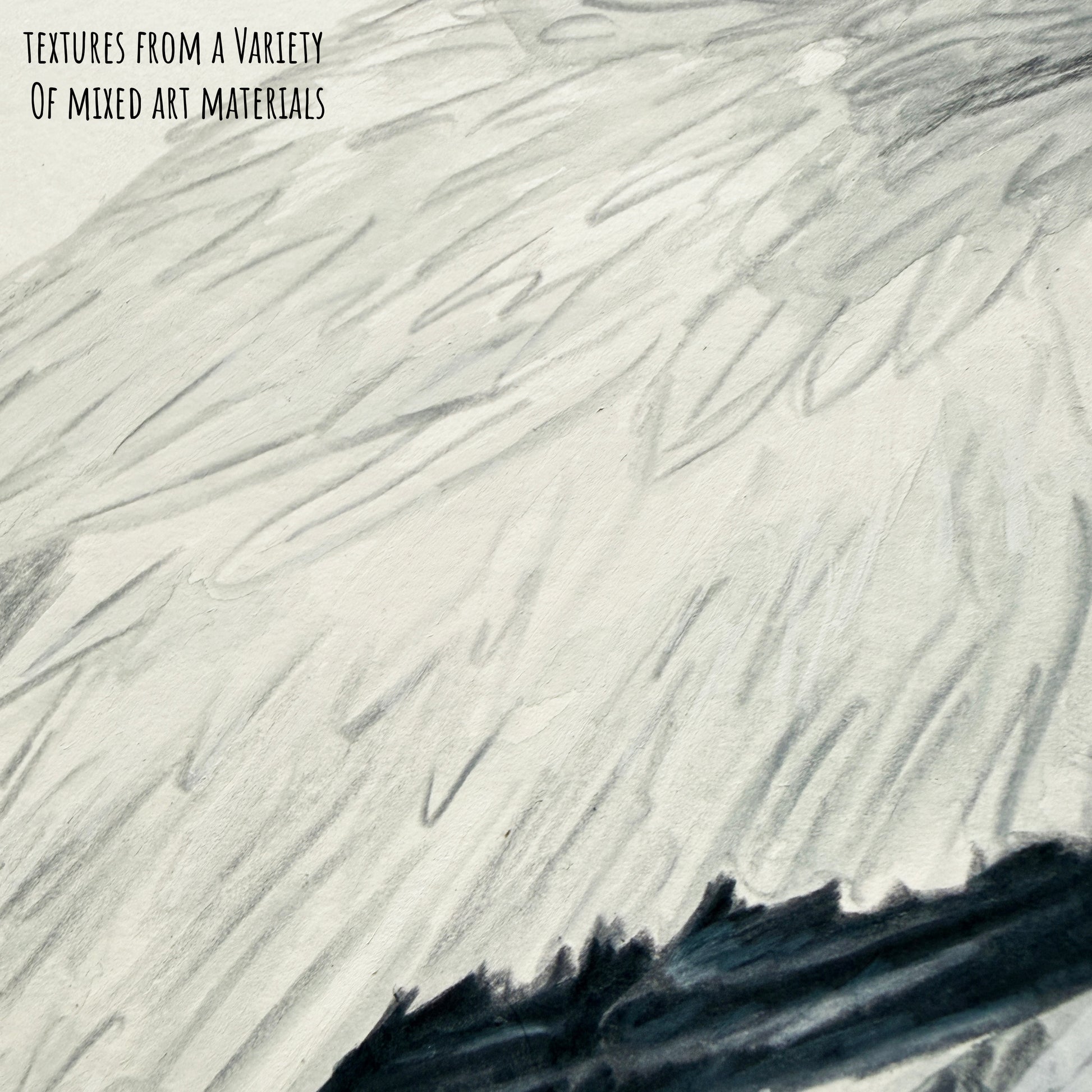 A close of the Dalmatian Pelican bird showing the details and textures of the artwork and paper stock.