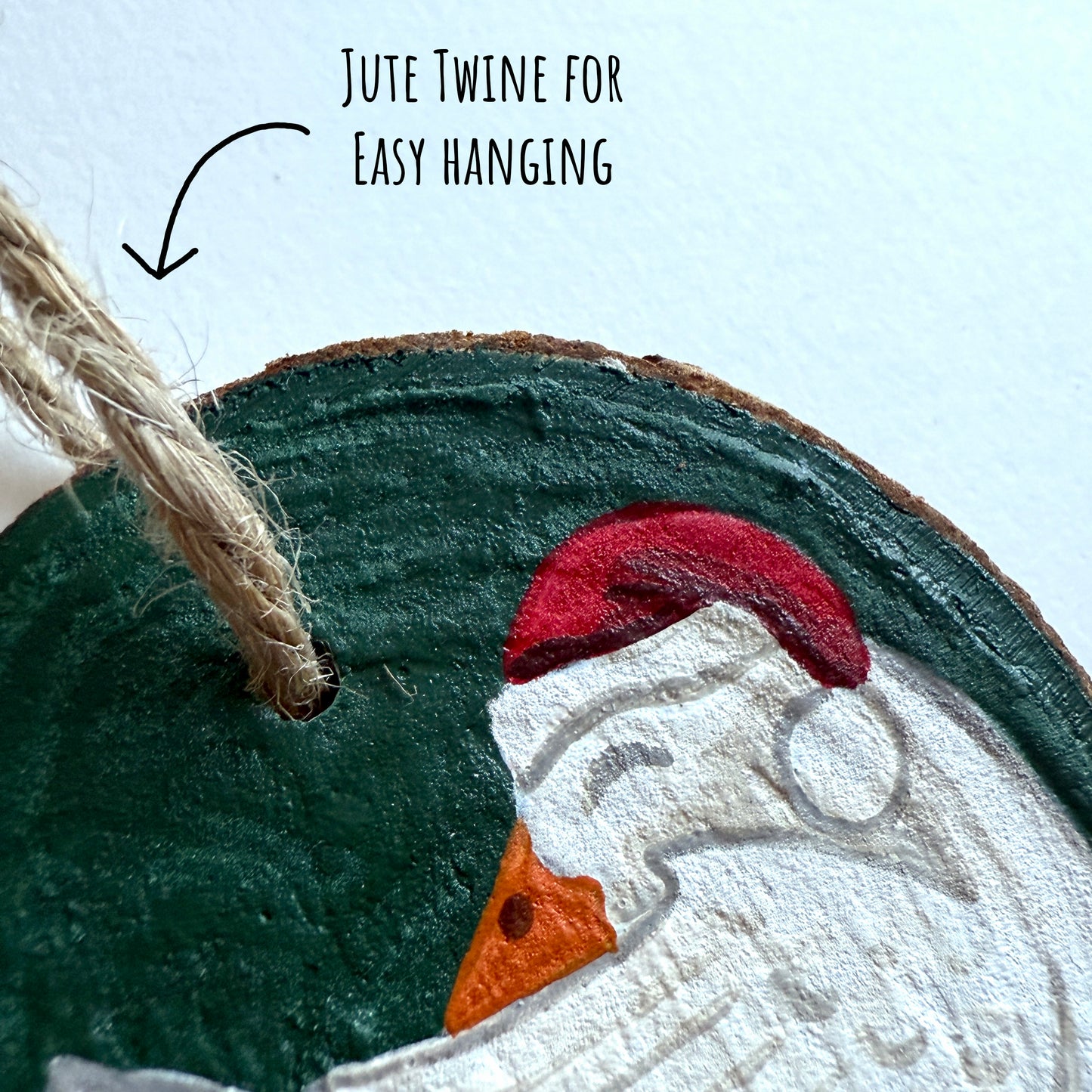 Hand Painted Goose Christmas Ornament
