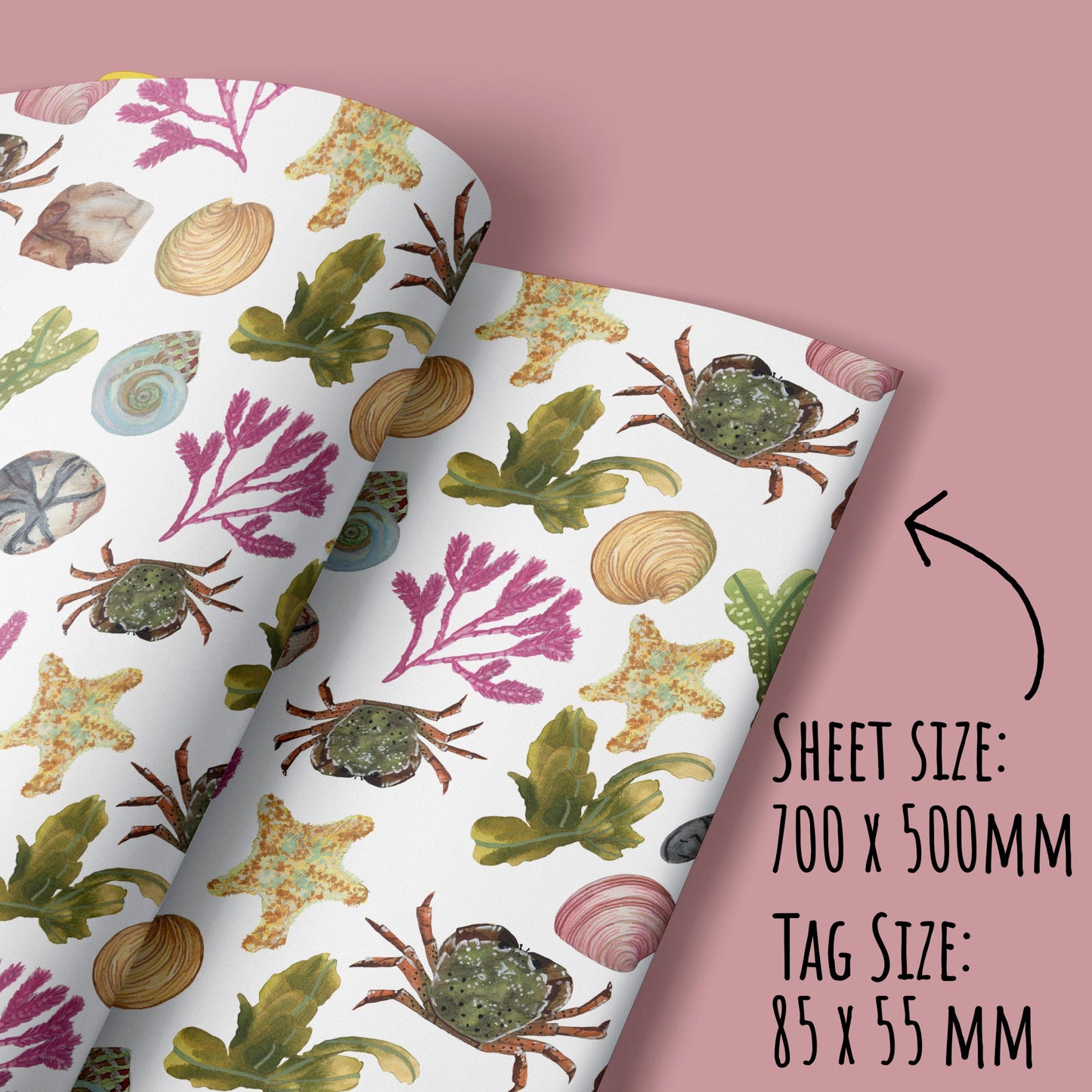 Beach Combing Wrapping Paper